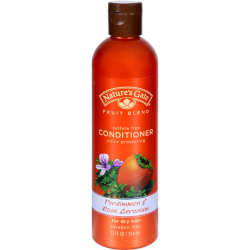 Nature's Gate Organics Conditioner Persimmon And Rose Geranium - 12 Fl Oz