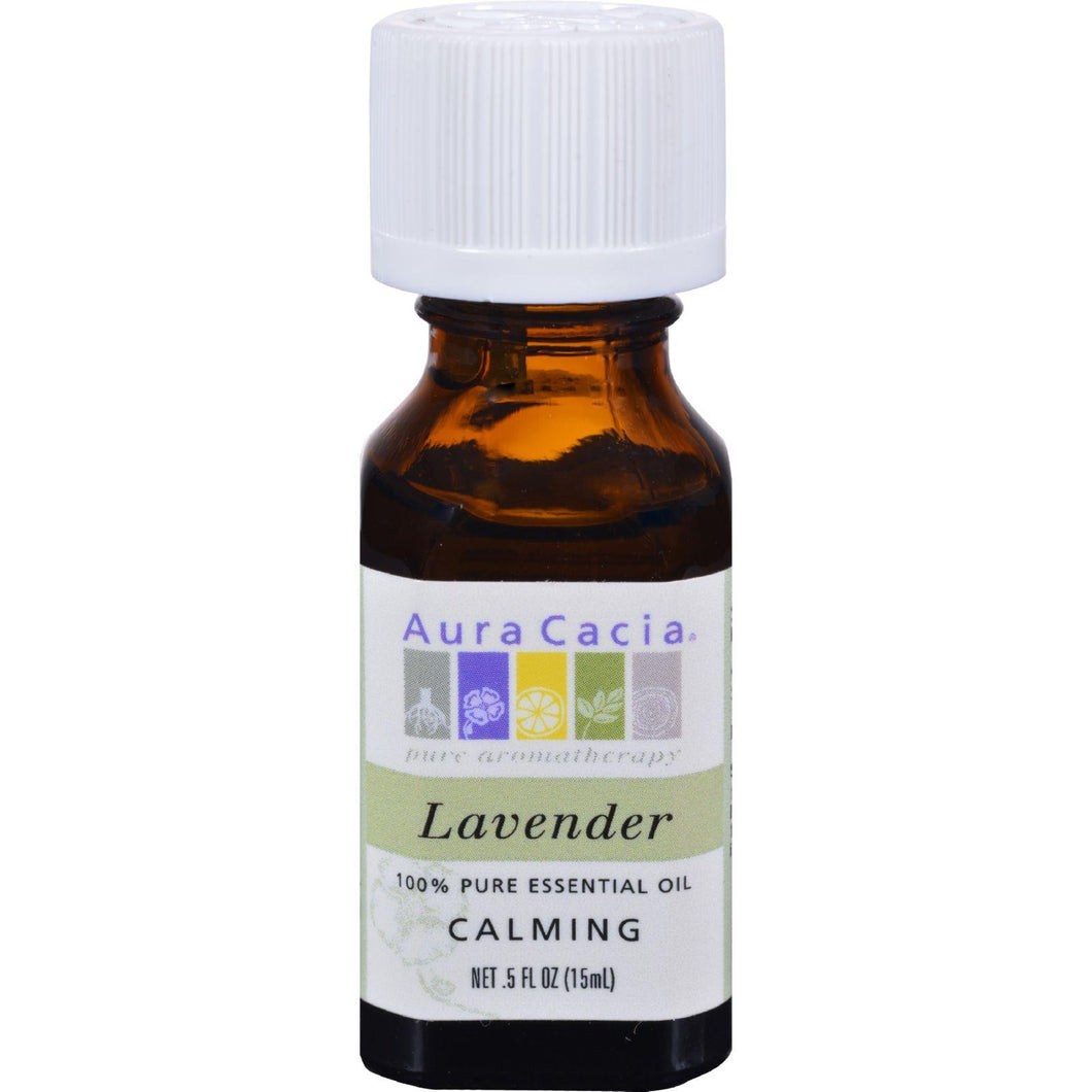 Aura Cacia Pure Essential Oil Lavender - 0.5 Fl Oz