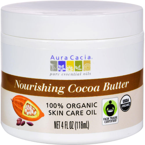 Aura Cacia Organic Cocoa Butter - 4 Oz