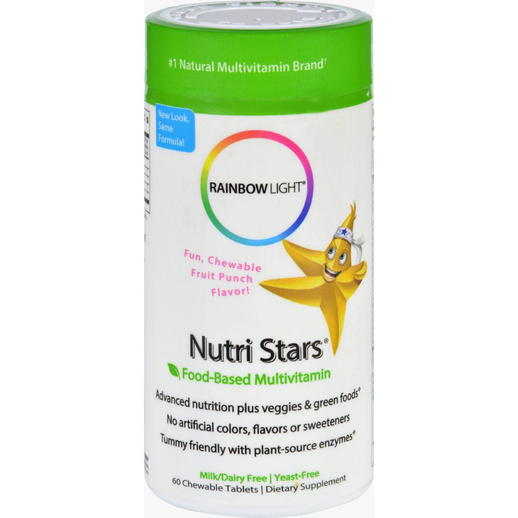 Rainbow Light Nutristars Delicious Fruit Blast - 60 Chewable Tablets