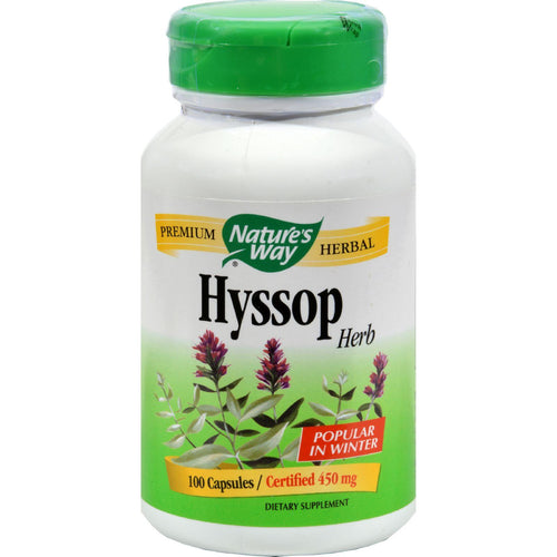 Nature's Way Hyssop Herb - 100 Caps
