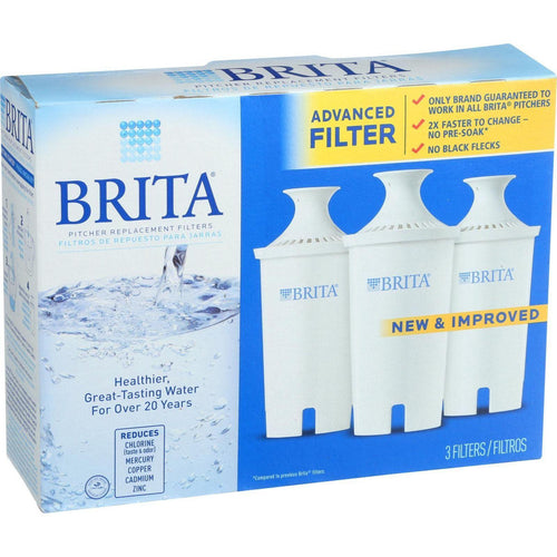 Brita Replacement Pitcher And Dispenser Filter - 3 Pack