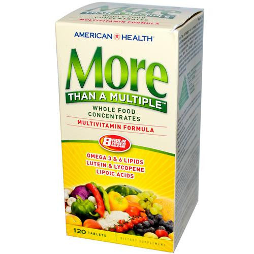 American Health More Than A Multiple Multivitamin Formula - 120 Tablets