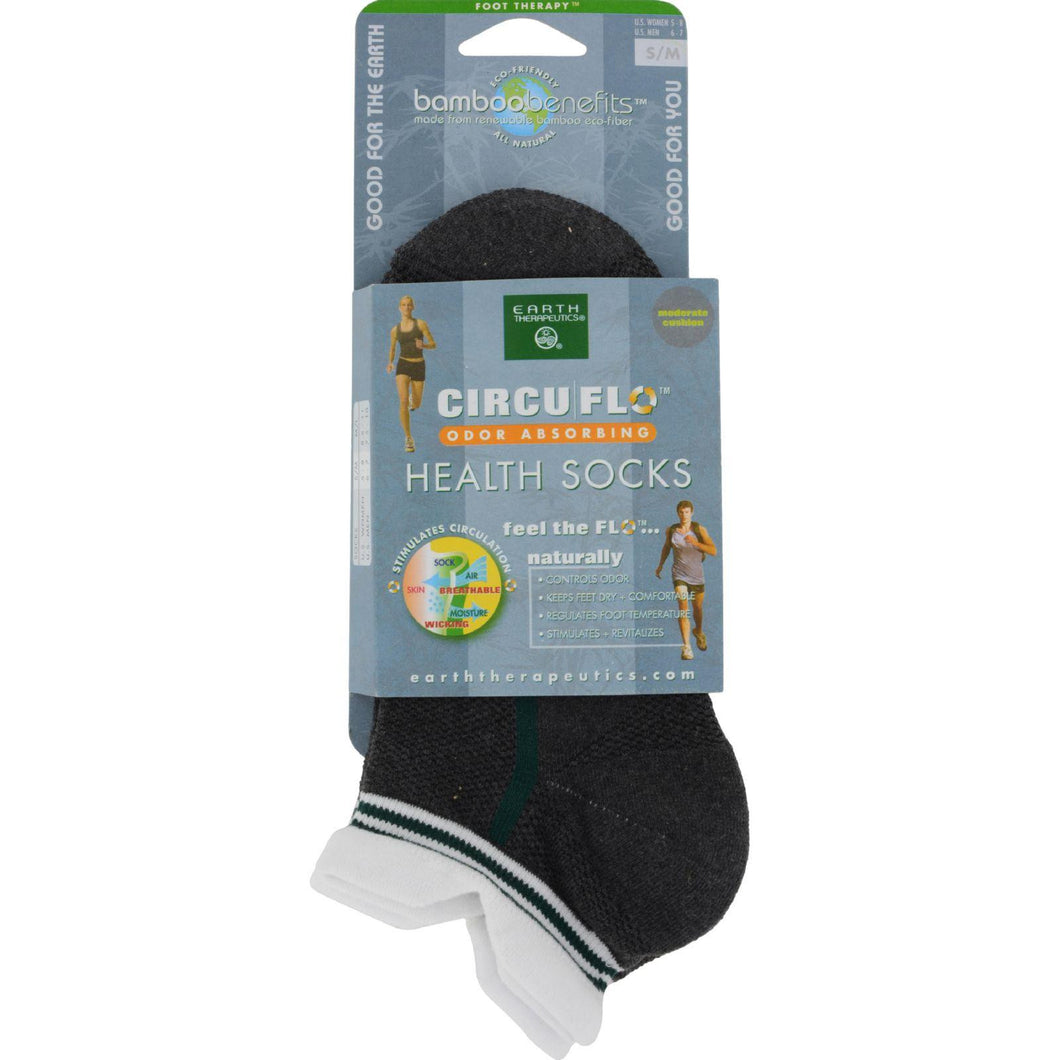 Earth Therapeutics Circuflo Odor Absorbing Health Socks Small Medium - 1 Pair