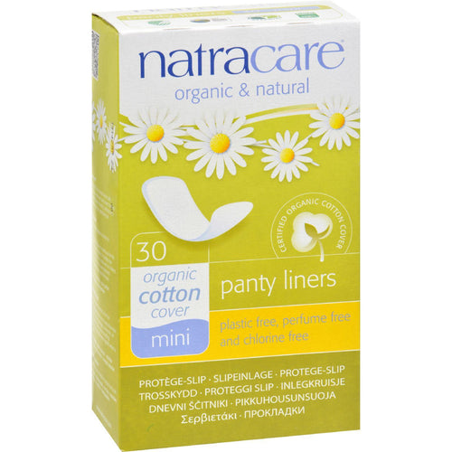 Natracare Natural Mini Panty Liners - 30 Pack