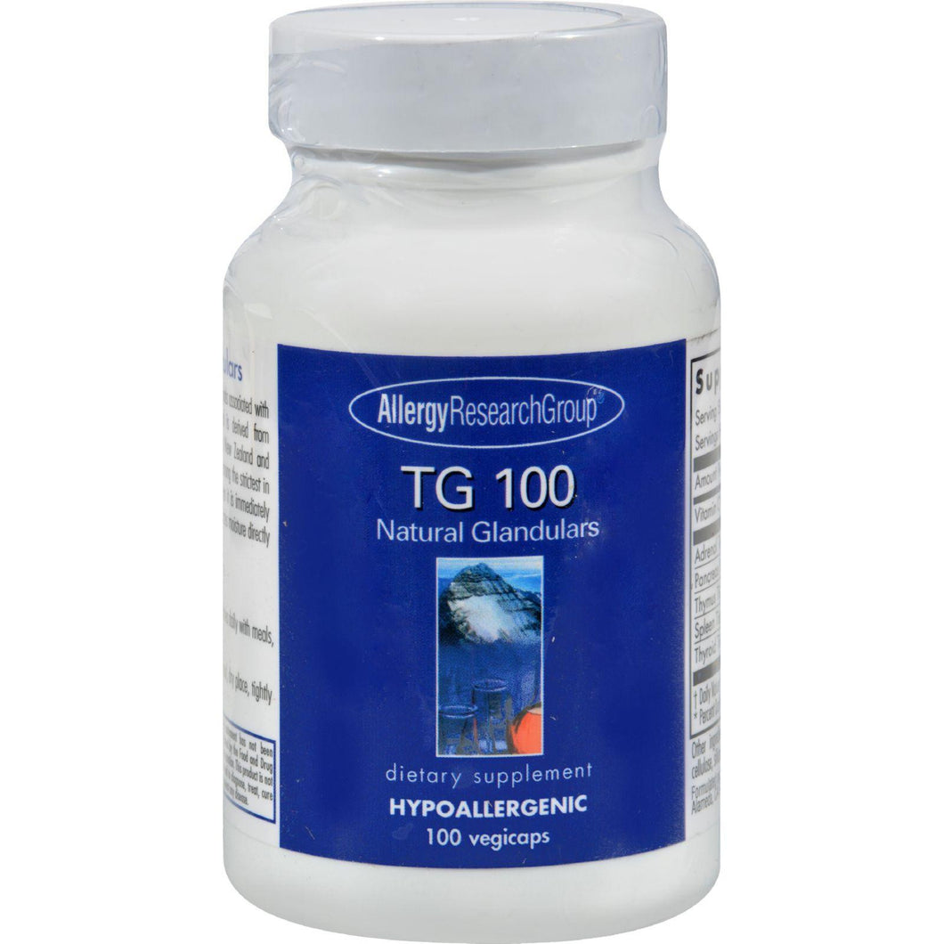 Nutricology Tg100 Glandular - 100 Caps