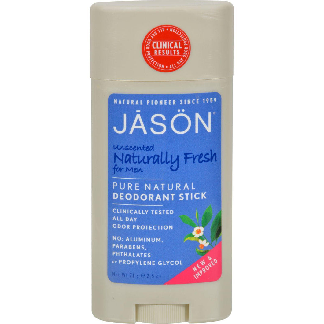 Jason Deodorant Stick For Men Naturally Fresh - 2.5 Oz