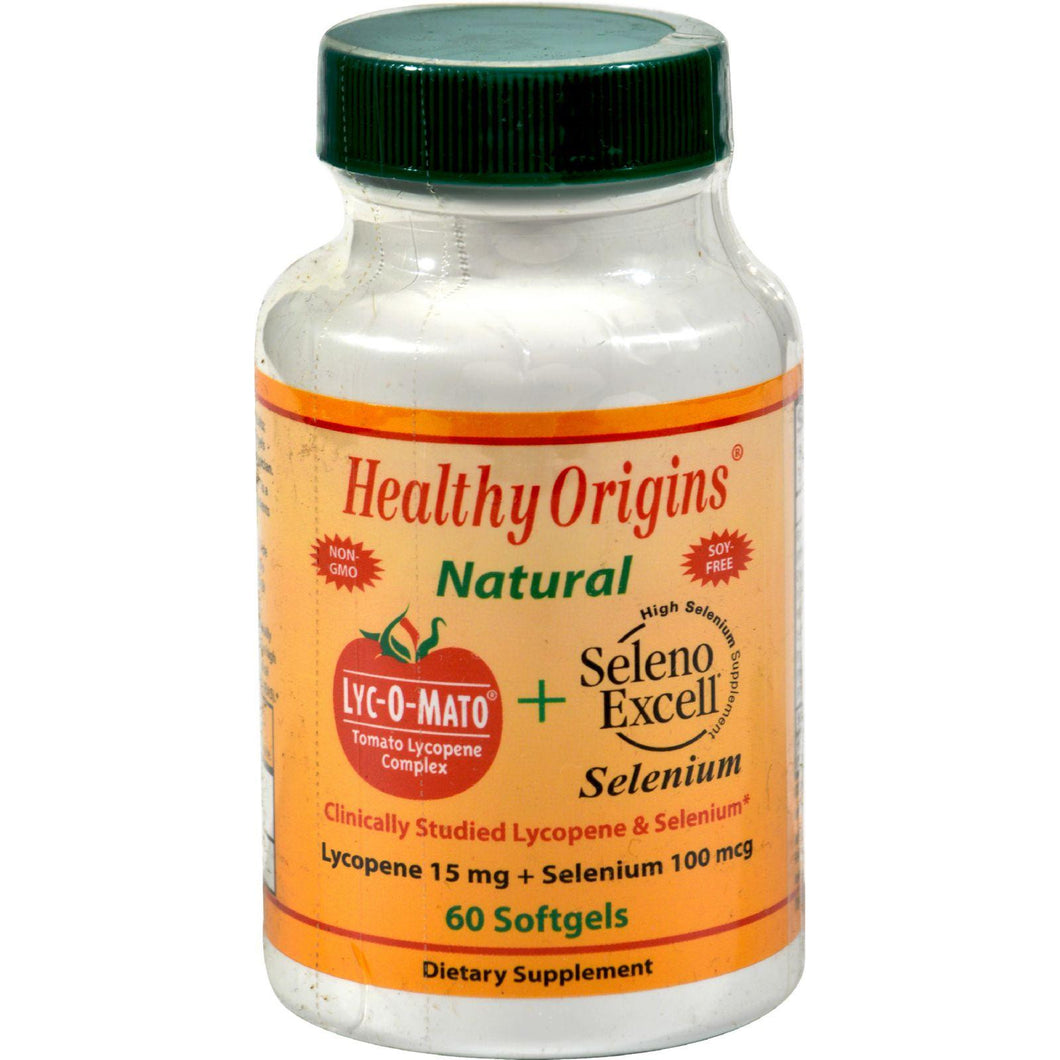 Healthy Origins Lyc-o-mato Tomato Lycopene Complex - 60 Softgels