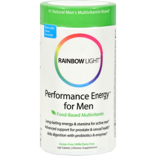 Rainbow Light Performance Energy Multivitamin For Men - 180 Tablets