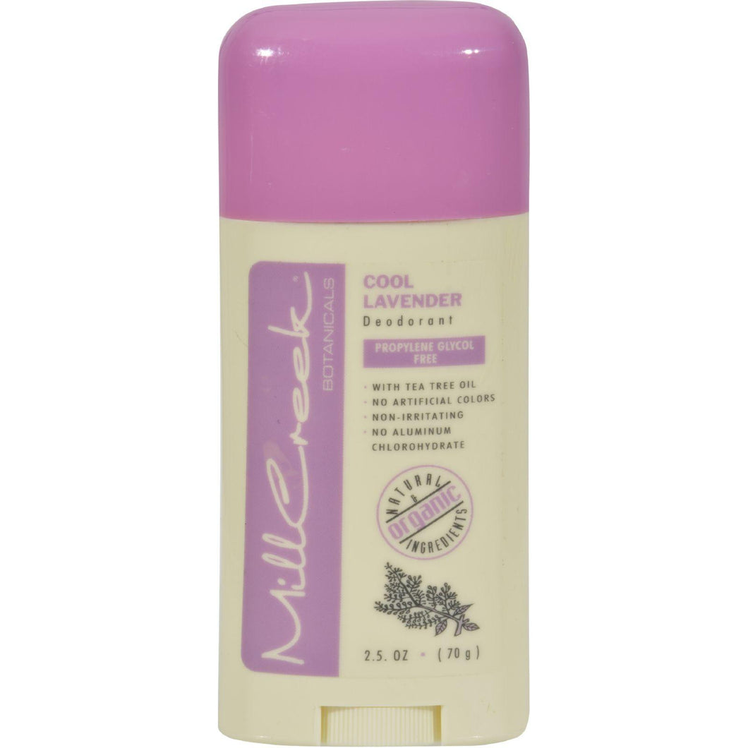 Mill Creek Deodorant Stick Cool Lavender - 2.5 Oz