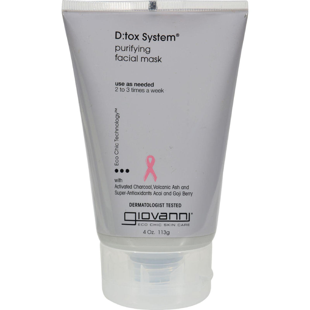 Giovanni D:tox System Purifying Facial Mask - 4 Oz