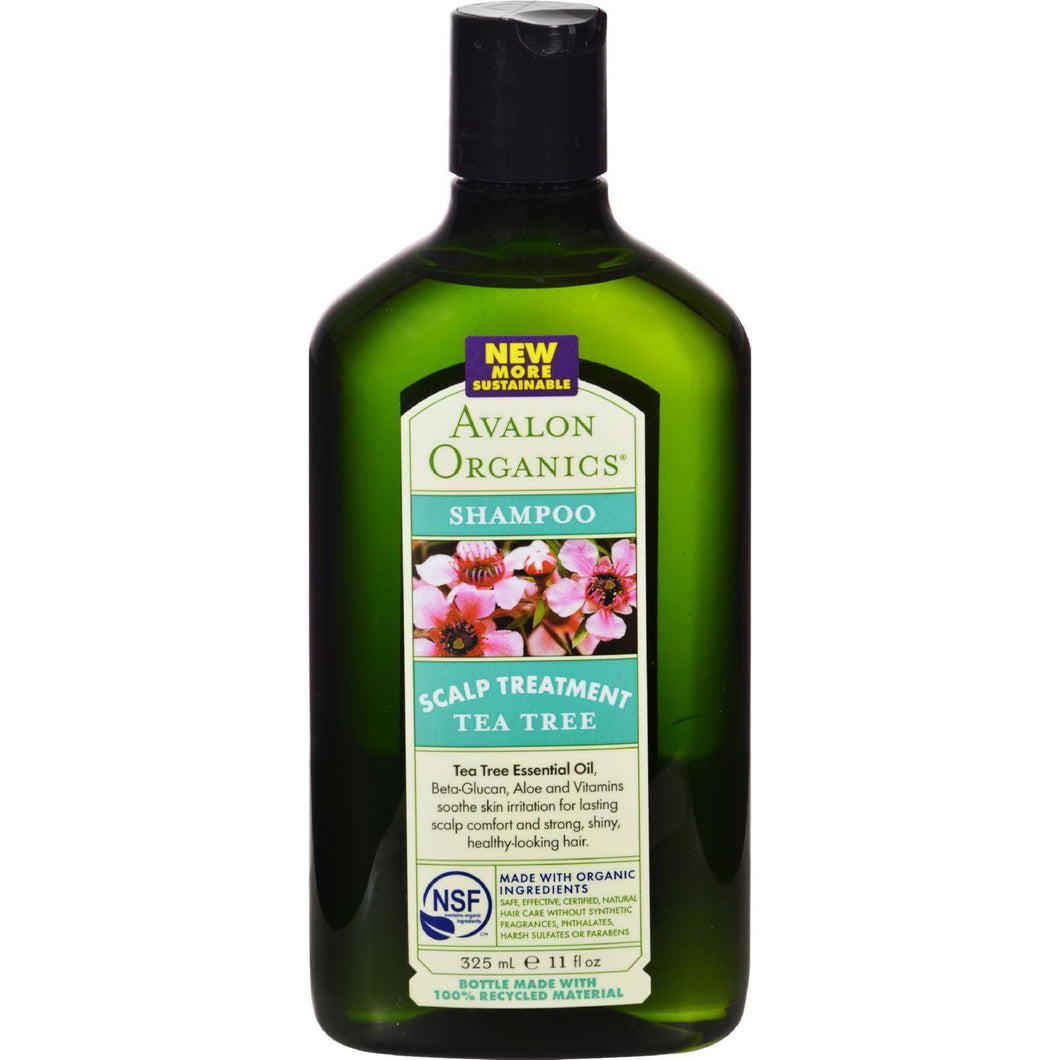 Avalon Organics Scalp Treatment Tea Tree Shampoo - 11 Fl Oz