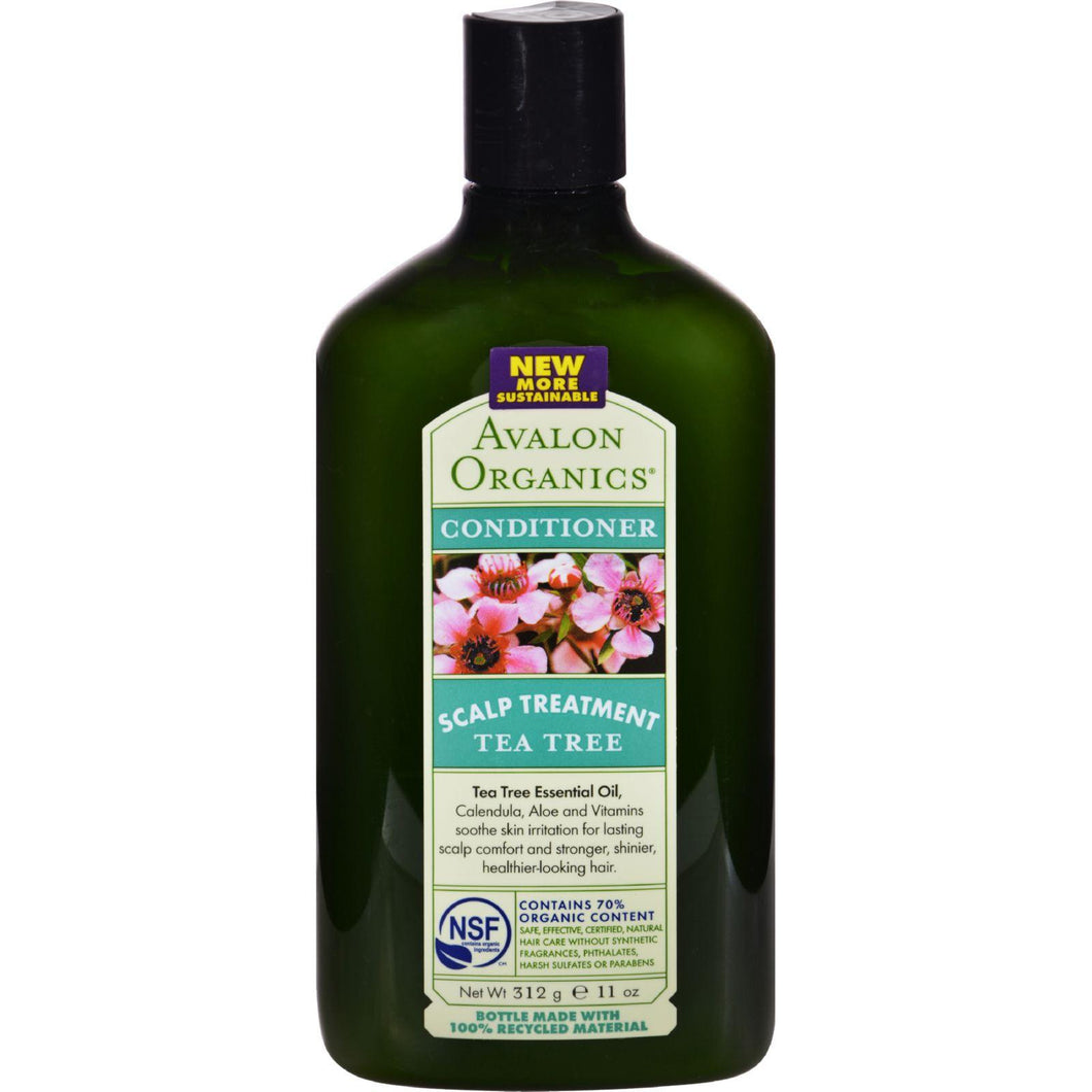 Avalon Organics Scalp Treatment Tea Tree Conditioner - 11 Fl Oz