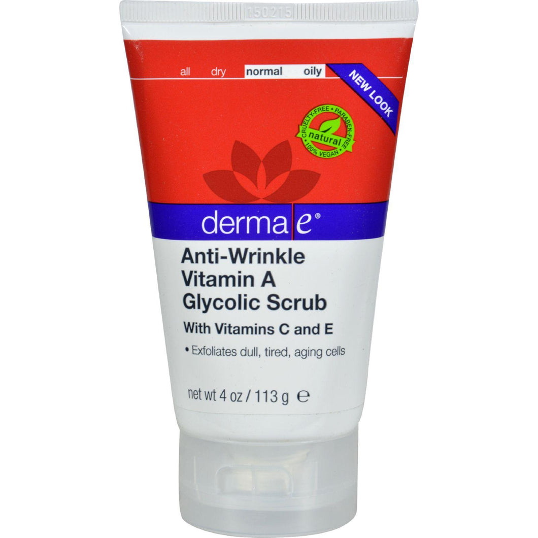 Derma E Vitamin A Glycolic Facial Scrub - 4 Oz