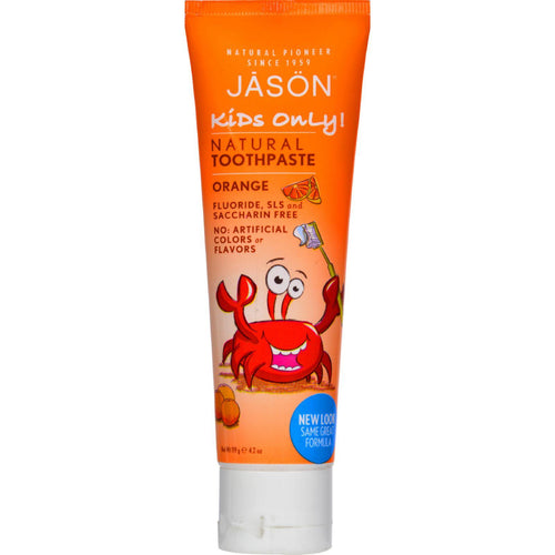 Jason Kids Only Toothpaste Orange - 4.2 Oz