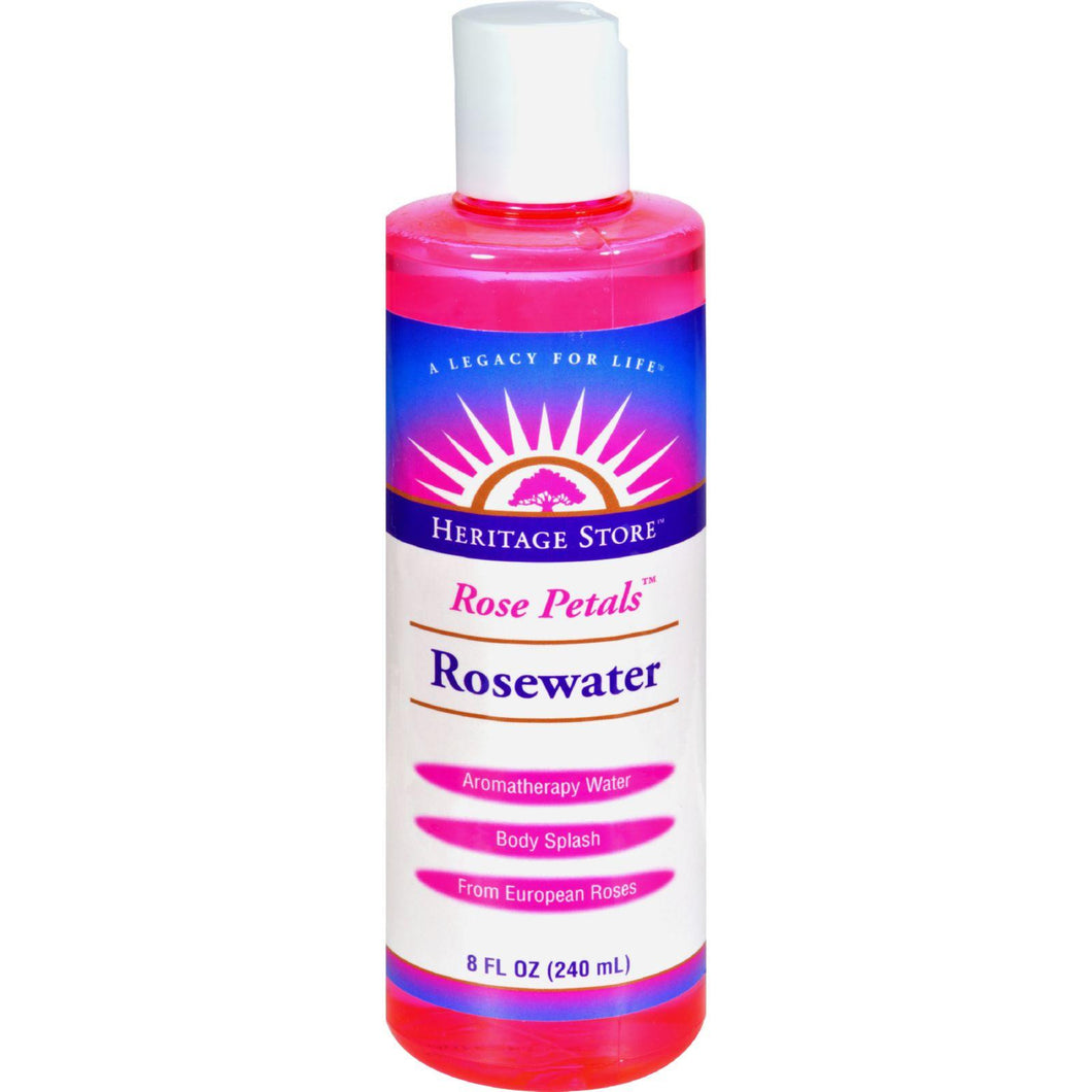 Heritage Products Rose Petals Rosewater - 8 Fl Oz