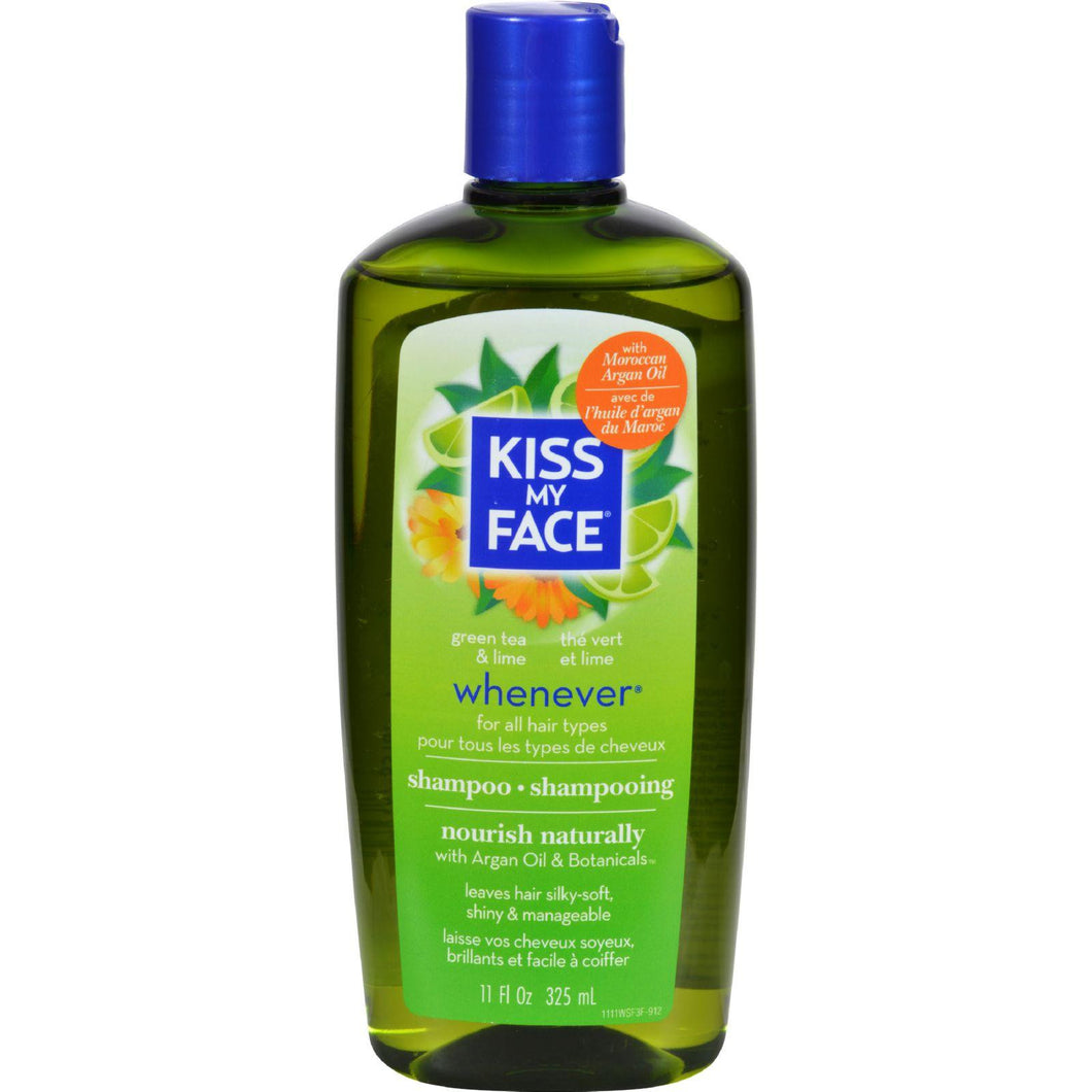 Kiss My Face Whenever Shampoo Green Tea And Lime - 11 Fl Oz