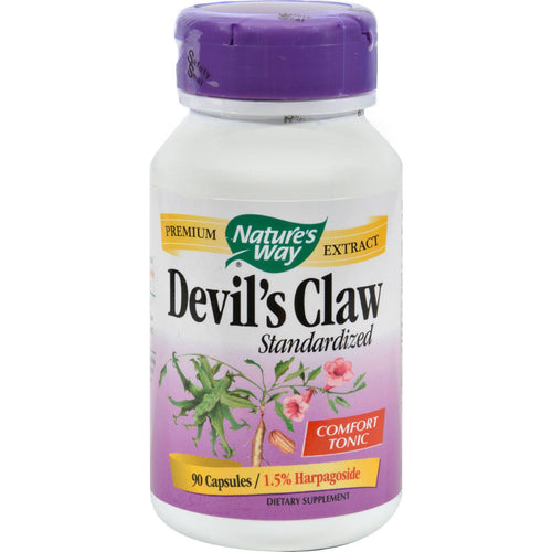 Nature's Way Devil's Claw Standardized - 90 Capsules