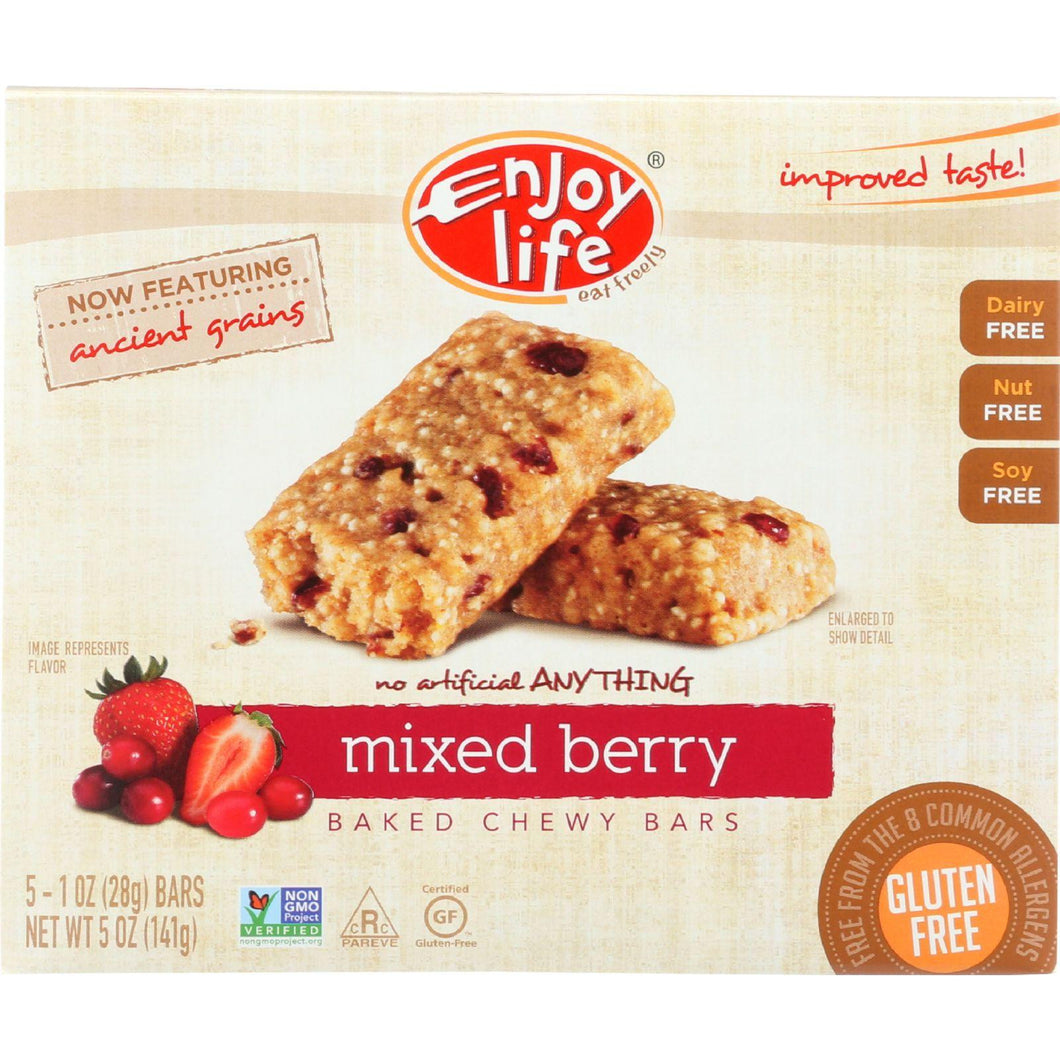 Enjoy Life Snack Bar - Very Berry - Gluten Free - 5 Oz - Case Of 6