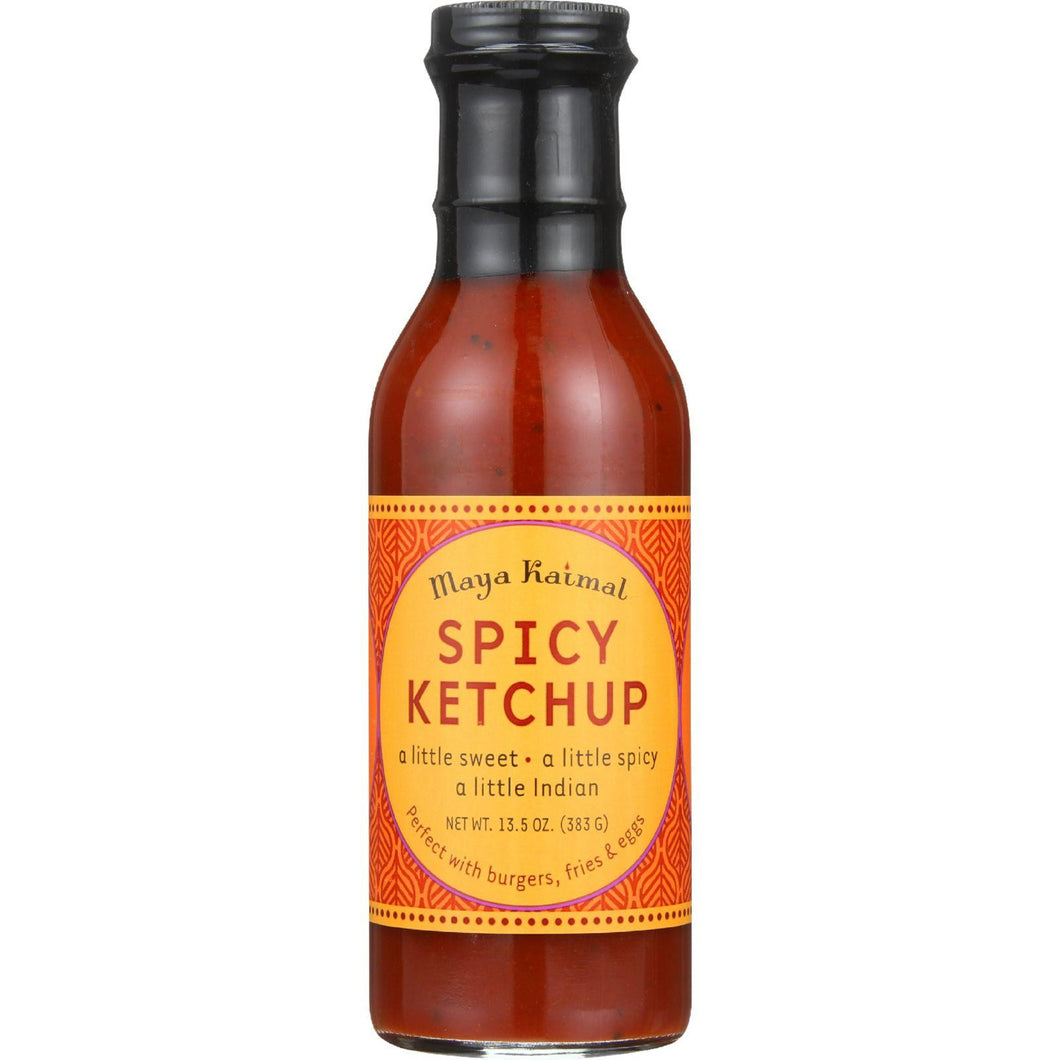 Maya Kaimal Ketchup - Spicy - 13.5 Oz - Case Of 6