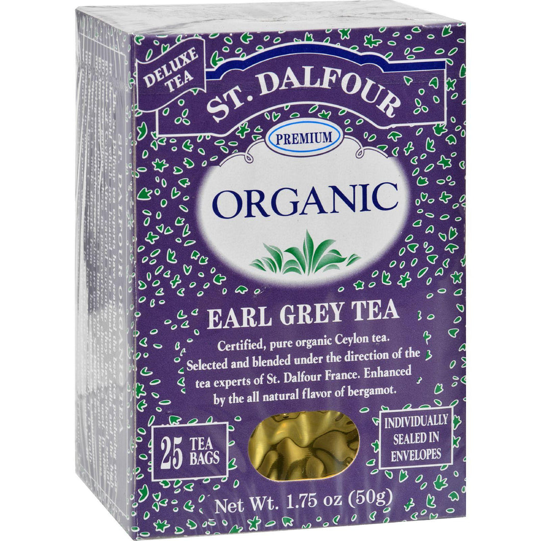 St Dalfour Organic Tea Earl Grey - 25 Tea Bags