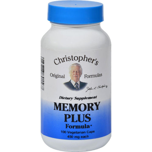 Dr. Christopher's Original Formulas Memory Plus Formula - 450 Mg -100 Caps