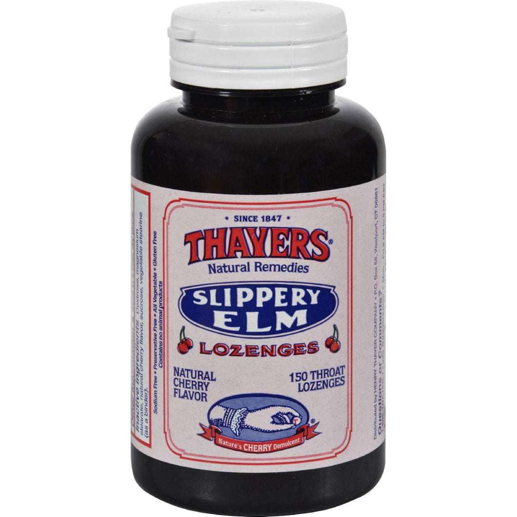 Thayers Slippery Elm Lozenges Cherry - 150 Lozenges