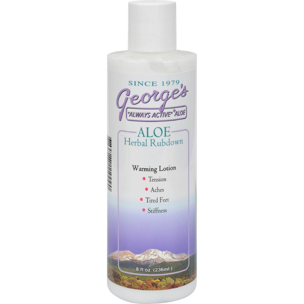 George's Aloe Vera Herbal Rubdown - 8 Fl Oz