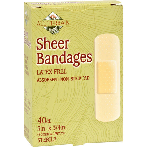 All Terrain Bandages - Sheer - 3-4 In X 3 In - 40 Ct