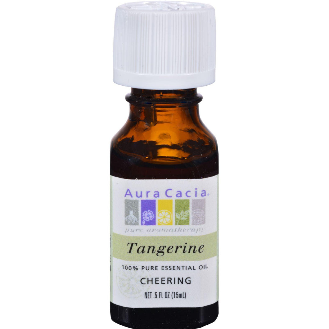 Aura Cacia Pure Essential Oil Tangerine - 0.5 Fl Oz