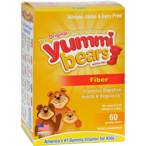 Hero Nutritionals Yummi Bears Fiber Supplement For Kids - 60 Gummies