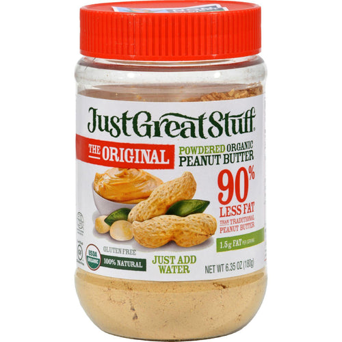 Just Great Stuff Powdered Peanut Butter - 6.43 Oz - Case Of 12