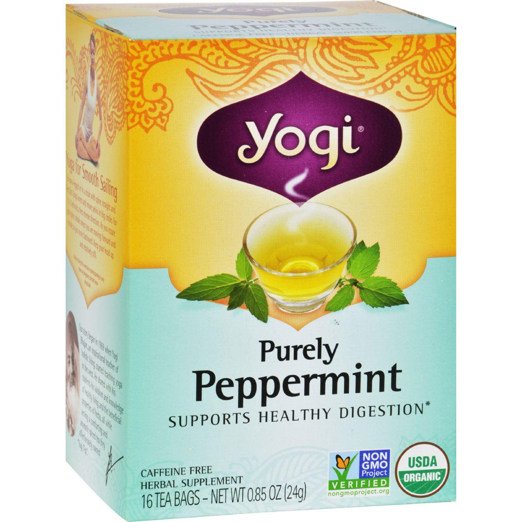 Yogi Tea Purely Peppermint - Caffeine Free - 16 Tea Bags