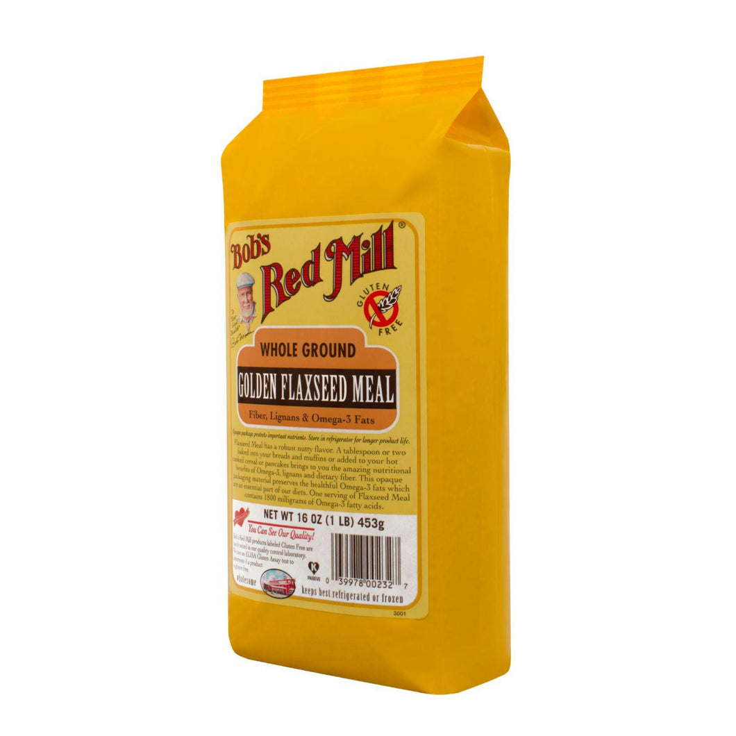 Bob's Red Mill Golden Flaxseed Meal - 16 Oz - Case Of 4