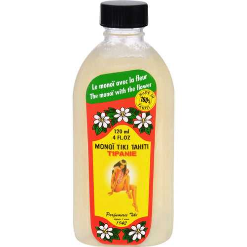 Monoi Coconut Oil - Frangipani Tipanie - Tiare Tahiti - 4 Oz