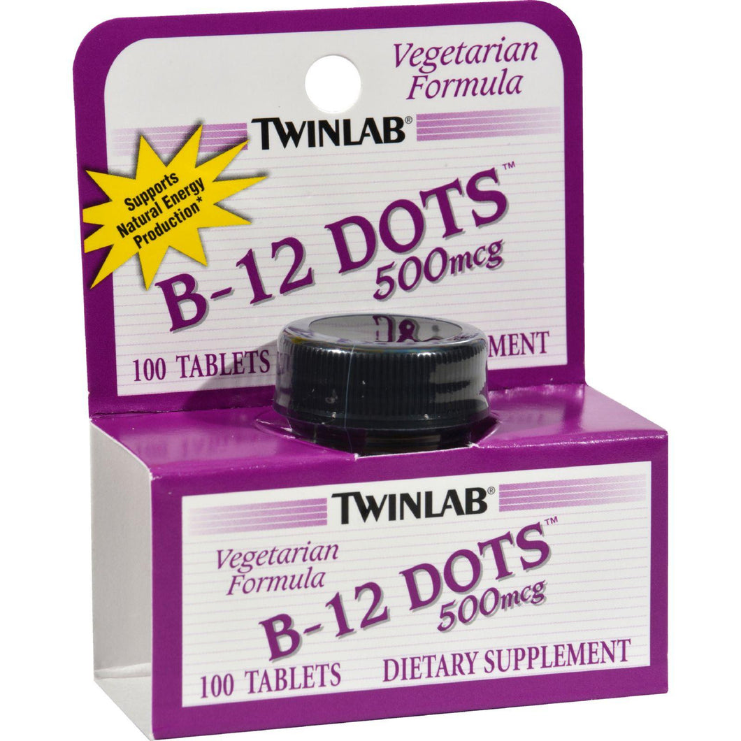 Twinlab B-12 Sublingual Dots - 500 Mcg - 100 Tablets