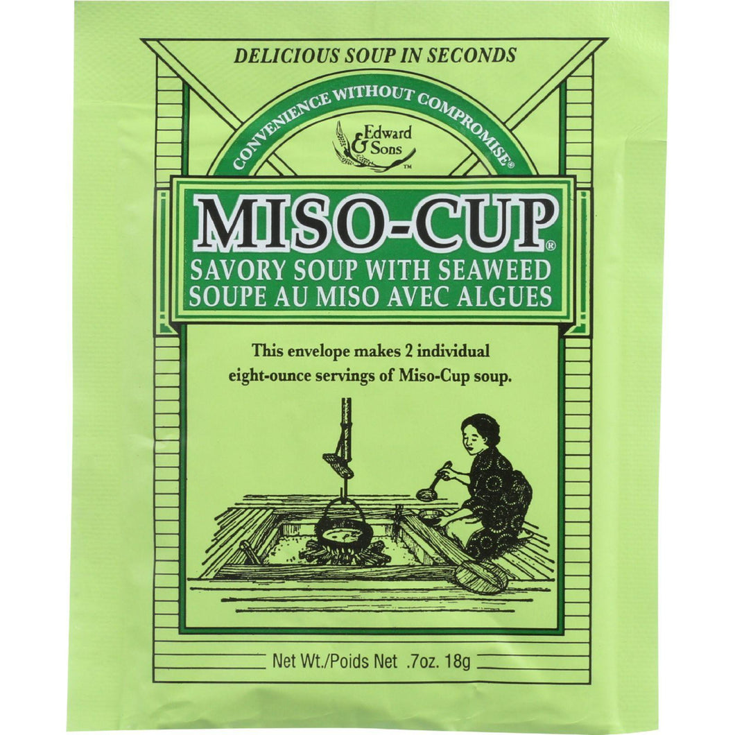 Edward And Sons Miso-cup - With Seaweed Envelope - .705 Oz - Case Of 24