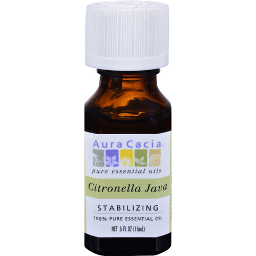 Aura Cacia Pure Essential Oil Citronella Java - 0.5 Fl Oz