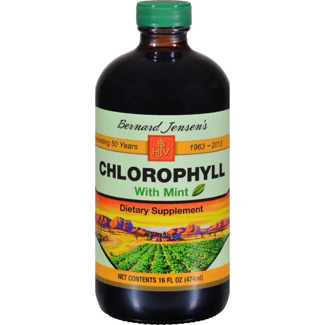 Bernard Jensen Chlorophyll Mint - 16 Fl Oz