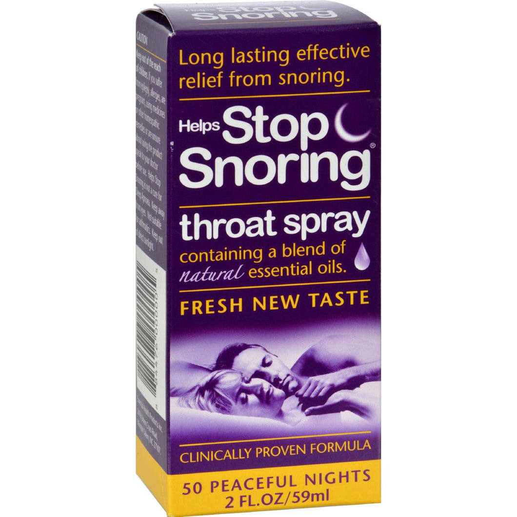 Essential Health Helps Stop Snoring Throat Spray - 2 Fl Oz