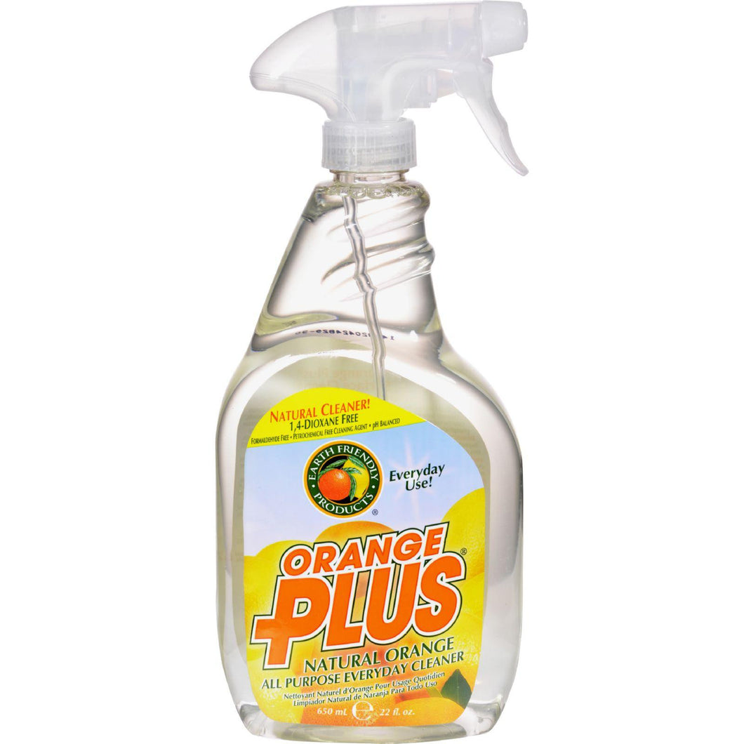 Earth Friendly Orange Plus Cleaner Spray - Case Of 6 - 22 Fl Oz