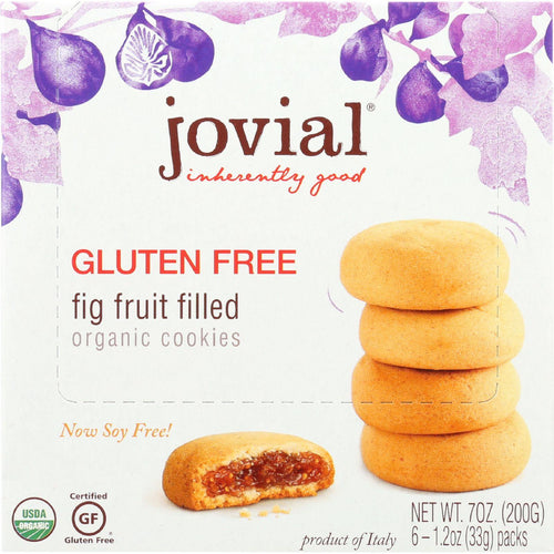 Jovial Cookie - Organic - Fig Fruit Filled - Gluten Free - 7 Oz - Case Of 10
