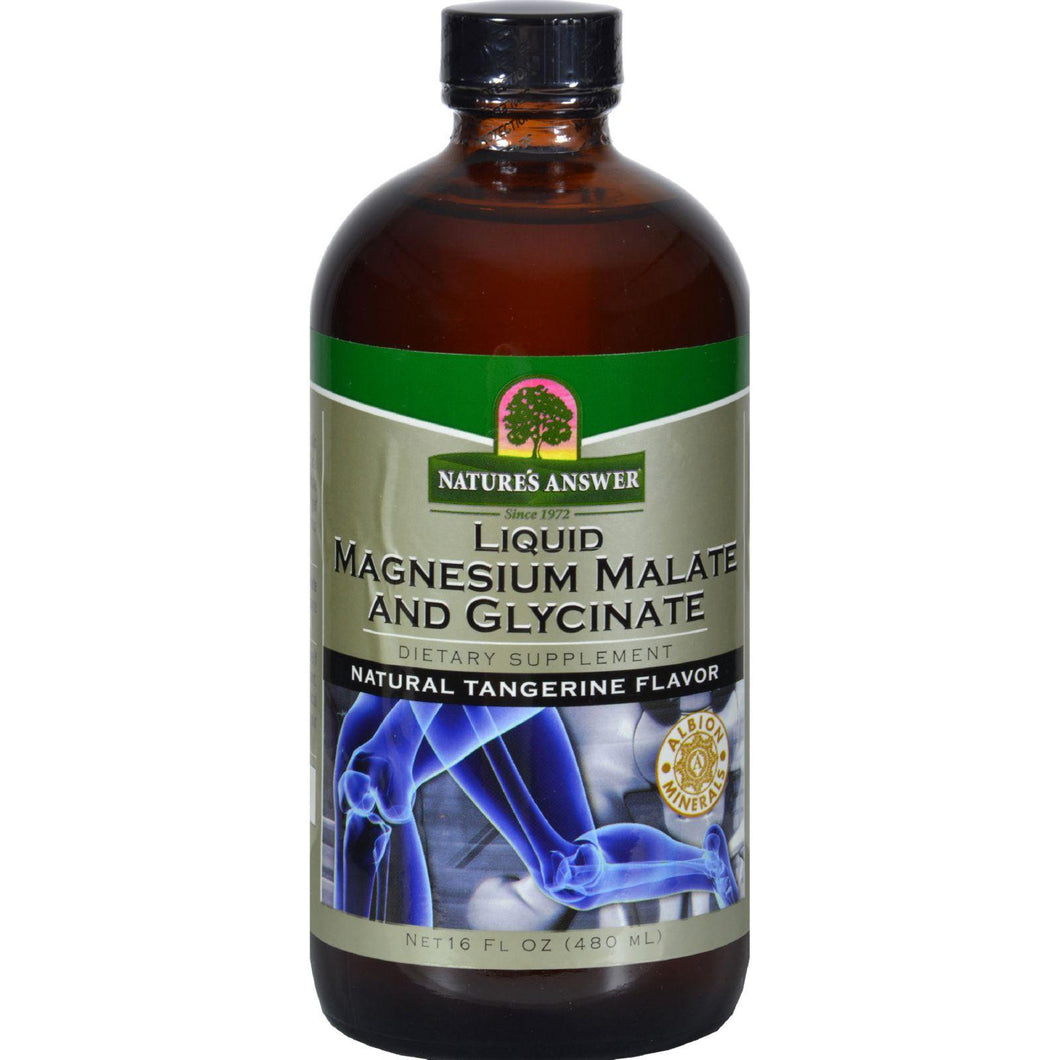 Nature's Answer Magnesium Malate And Glycinate - Liquid - 16 Fl Oz