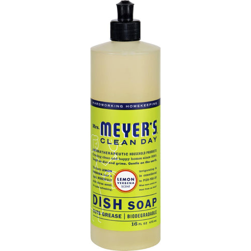 Mrs. Meyer's Liquid Dish Soap - Lemon Verbena - Case Of 6 - 16 Oz