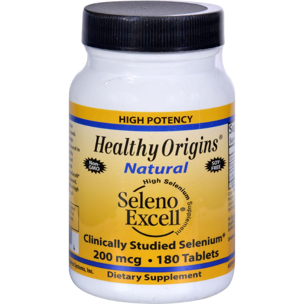 Healthy Origins Seleno Excell Selenium - 200 Mcg - 180 Tablets