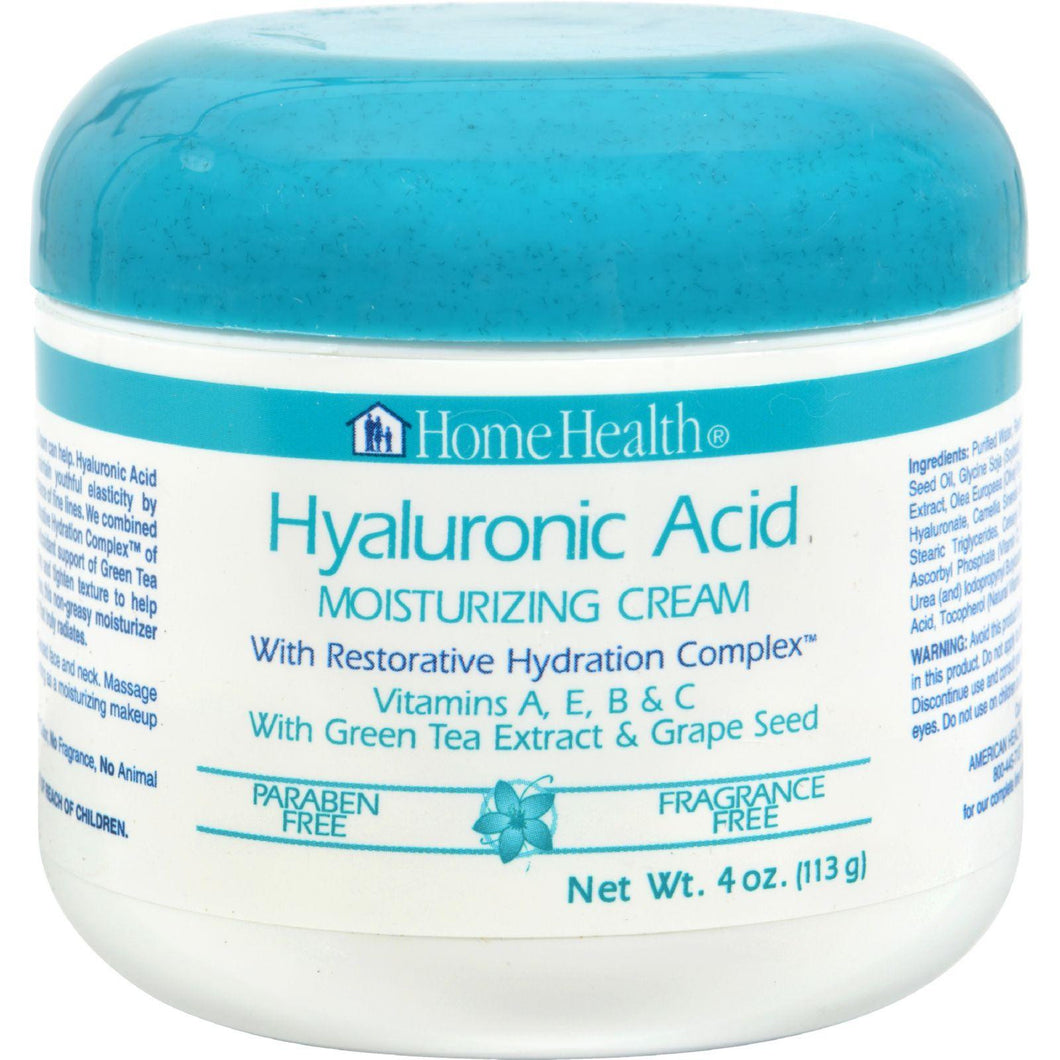 Home Health Hyaluronic Acid Moisturizing Cream - 4 Oz