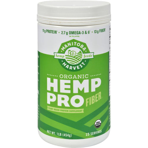 Manitoba Harvest Organic Hemp Pro Fiber - 16 Oz