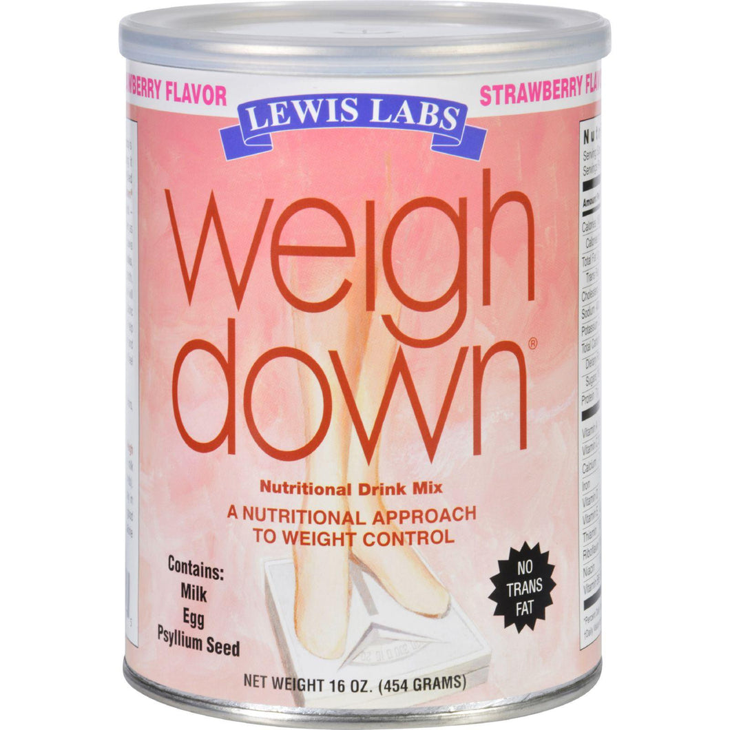 Lewis Lab Weigh Down - Strawberry - 16 Oz