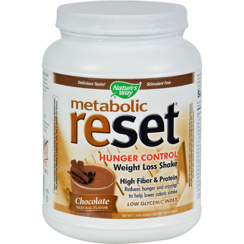 Nature's Way Metabolic Reset Shake Mix Chocolate - 1.4 Lbs