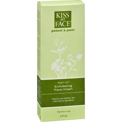 Kiss My Face Exfoliating Face Wash Start Up - 4 Fl Oz